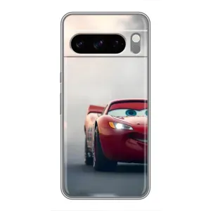 Силиконовый чехол Маквин для Google Pixel 8 Pro (Скоростной Маквин)