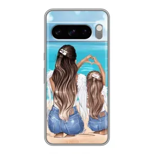 Чехол с печатью для Google Pixel 8 Pro - (Мама с ребенком) (AlphaPrint)