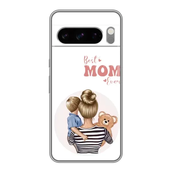Чохол з принтом «Мама і син» для Google Pixel 8 Pro