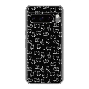 Чохол з принтом для Google Pixel 8 Pro (AlphaPrint) Модні коти (Маленькі котики)