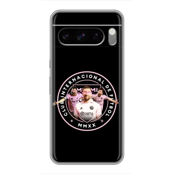 Чехол с принтом «Месси в лого» для Google Pixel 8 Pro