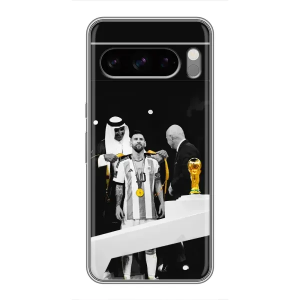 Чехол с принтом «Месси в накидке» для Google Pixel 8 Pro Чехол с принтом «Месси в накидке» для Google Pixel 8 Pro