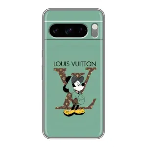 Чохли Луі Вітон для Google Pixel 8 Pro (AlphaPrint - LOUIS VUITTON) (Міккі Маус LV)