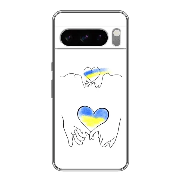 Чохол з принтом «Мир Україні» для Google Pixel 8 Pro