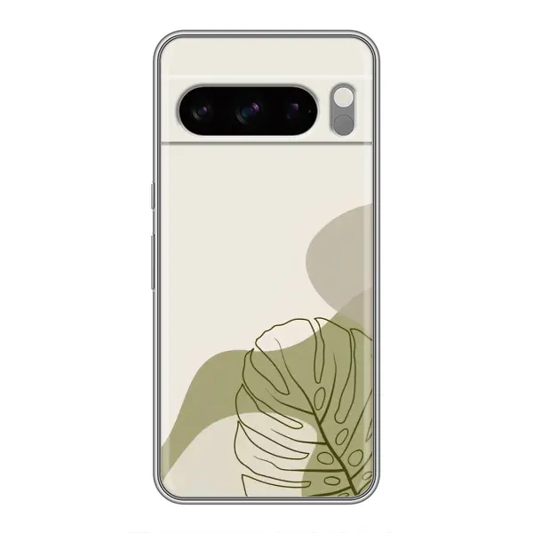 Чохол з принтом «Зелена монстера дизайн» для Google Pixel 8 Pro