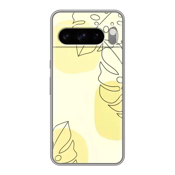 Чохол з принтом «Жовта монстера арт» для Google Pixel 8 Pro