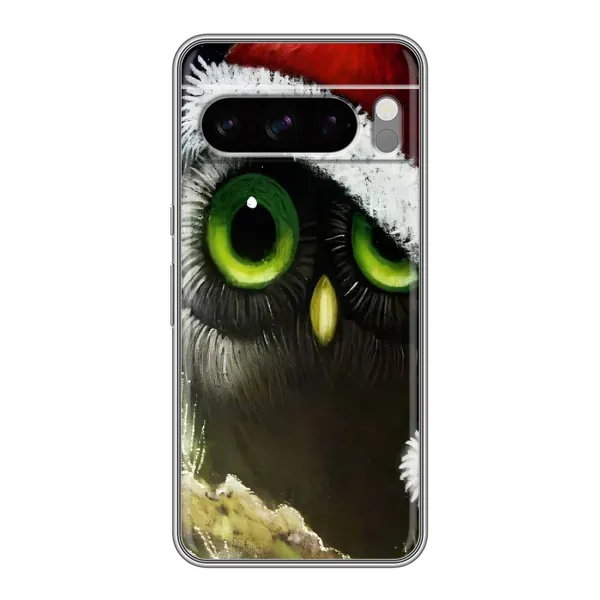 Чохол з принтом «Новорічна Сова» для Google Pixel 8 Pro