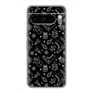 Новорічні, Святкові Чохли для Google Pixel 8 Pro - 2024 год (Новорічний фон)