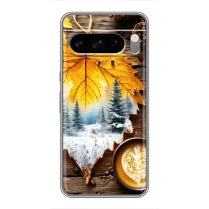 Чохол з принтом «Осінньо-зимова кава» для Google Pixel 8 Pro