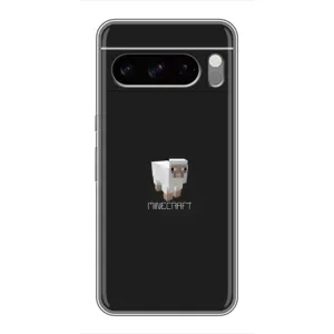 Чехол Майнкрафт на Google Pixel 8 Pro (AlphaPrint) Minecraft (Овечка Майнкрафт)