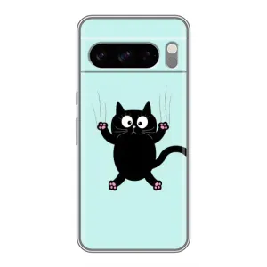 Чохол з принтом для Google Pixel 8 Pro (AlphaPrint) Модні коти (Падаючий кіт)