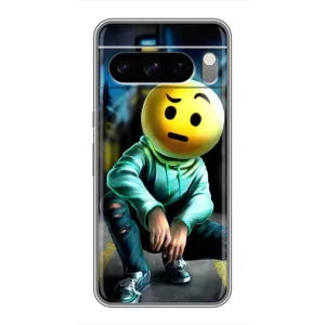 Чохол для Гугл Пiксель 8 Про - (AlphaPrint) з принтом (ТОП продажів) (Хлопець смайл)
