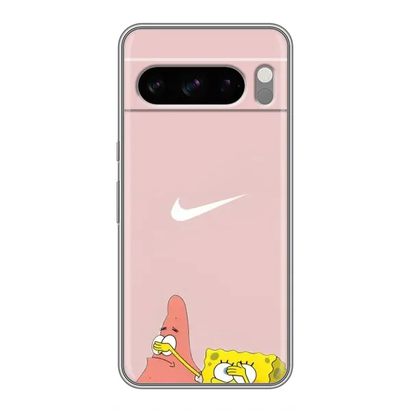 Чохол з принтом «Патрік і Губка» для Google Pixel 8 Pro