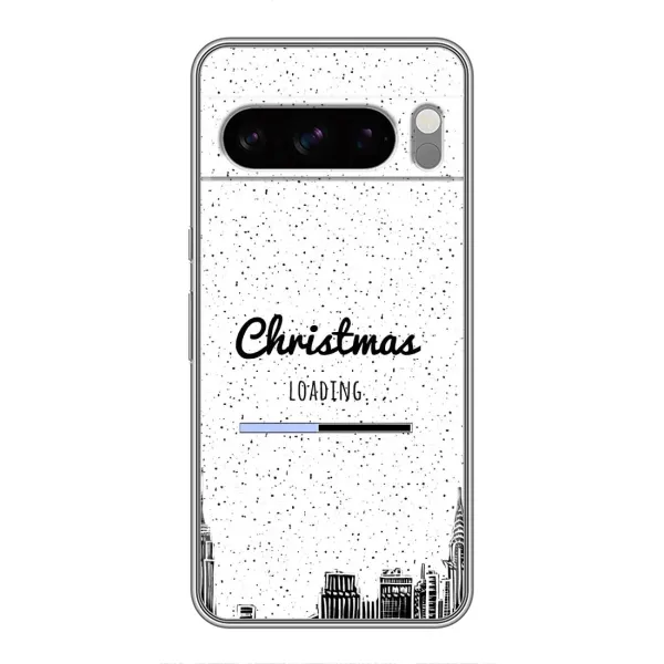 Чехол с принтом «Рождество загружается» для Google Pixel 8 Pro