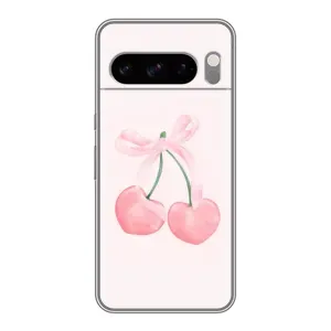 Чохол з розовим принтом для Google Pixel 8 Pro (Рожеві вишні)