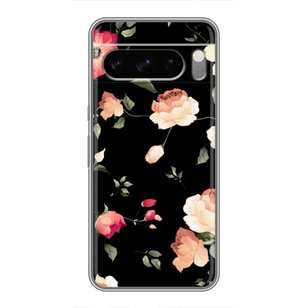 Чохол з принтом «Трояндочки» для Google Pixel 8 Pro