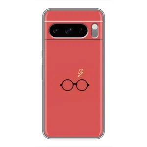 Чехлы с Гарри Поттером для Google Pixel 8 Pro (AlphaPrint) (шрам и очки)