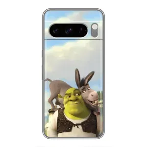 Чохол з принтом «Шрек та Осел» для Google Pixel 8 Pro