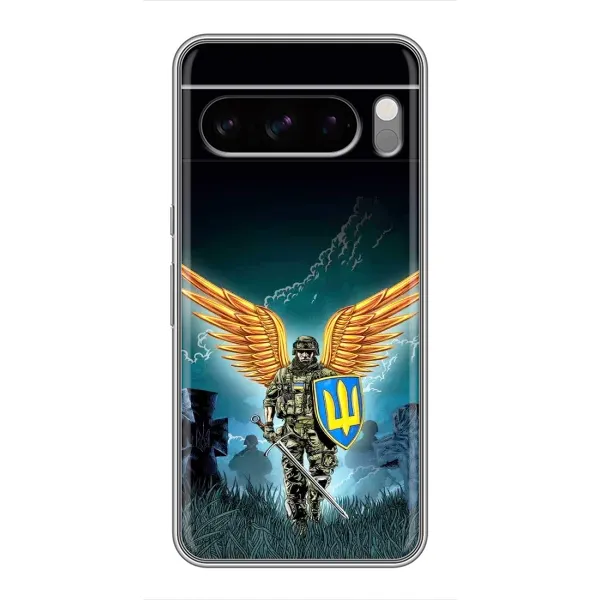 Чохол з принтом «Солдат ЗСУ» для Google Pixel 8 Pro