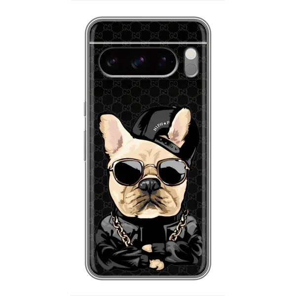 Чохол з принтом «Стильна собака» для Google Pixel 8 Pro