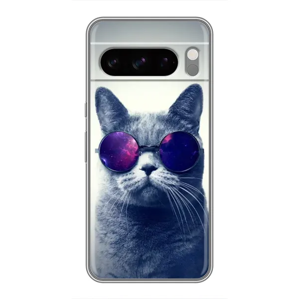 Чехол с принтом «Стильный кот» для Google Pixel 8 Pro