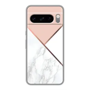 Мраморный чехол на Google Pixel 8 Pro (VPrint) (Тройной мрамор)