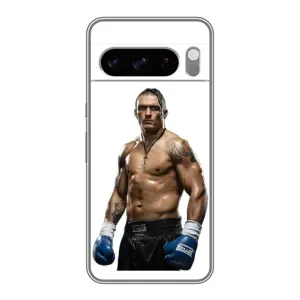 Чохол з картинкою Олександр Усик для Google Pixel 8 Pro (Усик на білому)