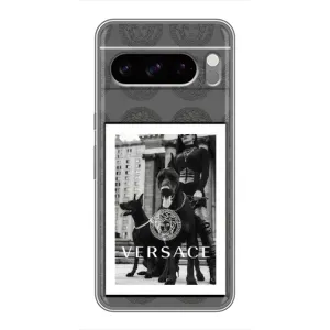 Чехлы VERSACE для Гугл пиксель 8 Про (PREMIUMPrint)