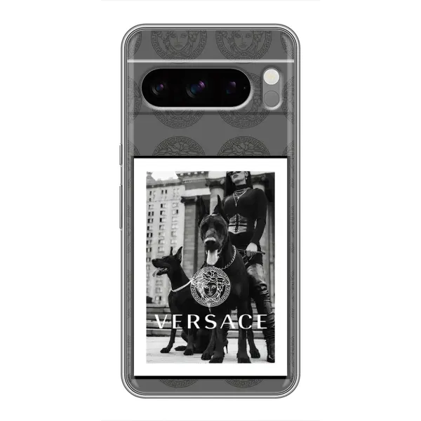 Чохол з принтом «Версаче» для Google Pixel 8 Pro