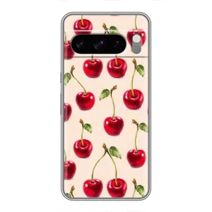 Чехлы с Фруктами для Google Pixel 8 Pro (VPrint) (Вишня)