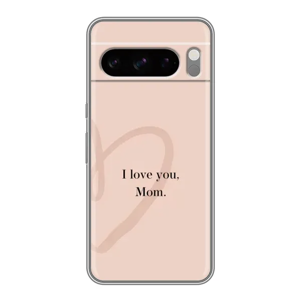 Чохол з принтом «Серце мамі» для Google Pixel 8 Pro