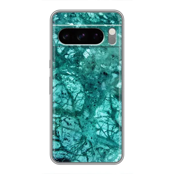 Чехол с принтом «Зеленый мрамор» для Google Pixel 8 Pro Чехол с принтом «Зеленый мрамор» для Google Pixel 8 Pro