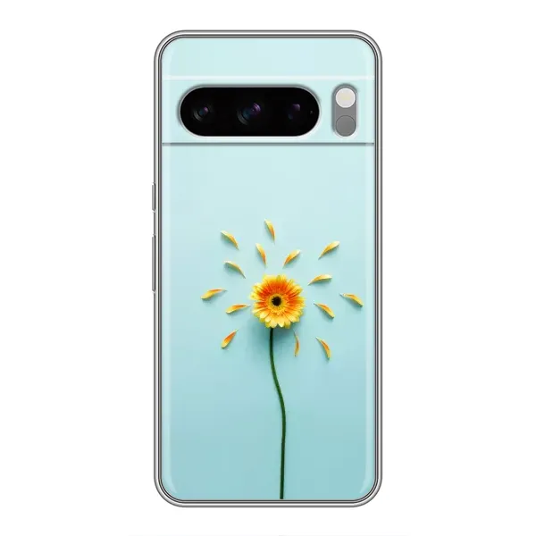 Чохол з принтом «Жовта квітка» для Google Pixel 8 Pro