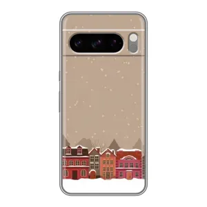 Новорічні, Святкові Чохли для Google Pixel 8 Pro - 2024 год (Зимове місто)