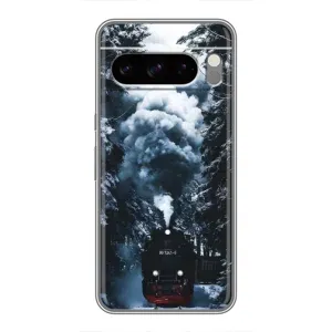 Новорічні, Святкові Чохли для Google Pixel 8 Pro - 2024 год (Зимовий потяг)