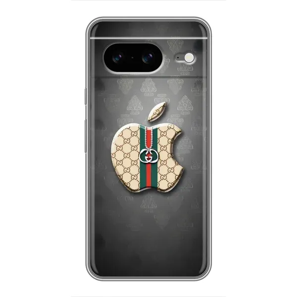 Чохол з принтом «Apple gucci» для Google Pixel 8