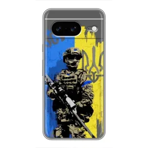 Чехол с принтом «АРТ солдат» для Google Pixel 8