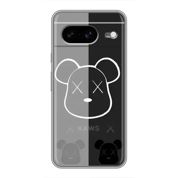 Чехол с принтом «БеарБрик глаза» для Google Pixel 8