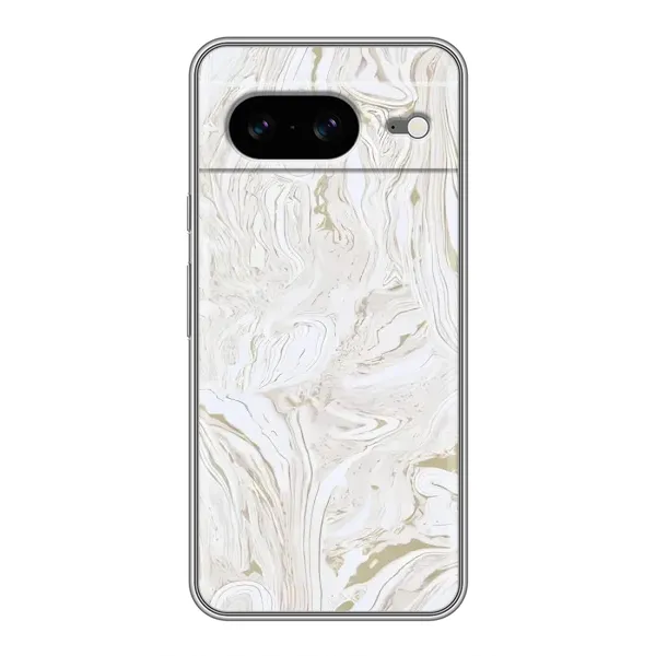 Чехол с принтом «Белый мрамор» для Google Pixel 8