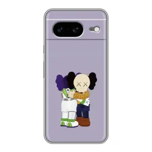 Чохли для Google Pixel 8 - Bearbrick Louis Vuitton (PREMIUMPrint) (Дружба Беарбрік)