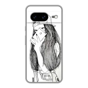 Чохол з друком для Google Pixel 8 - (Мода) (AlphaPrint) (Фото дівчини)