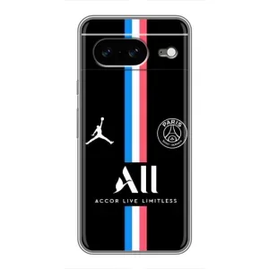 Чохли PSG для Google Pixel 8 (AlphaPrint) (футболка ПСЖ)