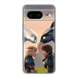 Чохол з принтом «Гикавка і Астрід» для Google Pixel 8