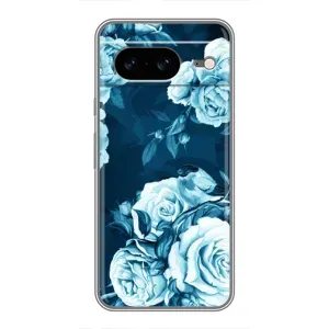 Чехлы (ART) Цветы на Google Pixel 8 (VPrint) (Блактині бутони)