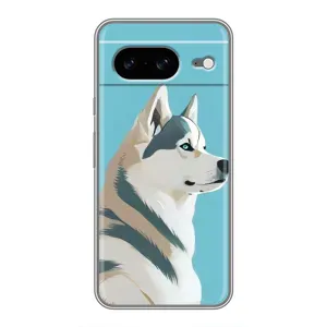 Чохол з Хаскі Google Pixel 8 - (AlphaPrint) (Хаскі арт)