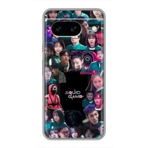 Чехол с принтом «Коллаж Игра кальмара» для Google Pixel 8