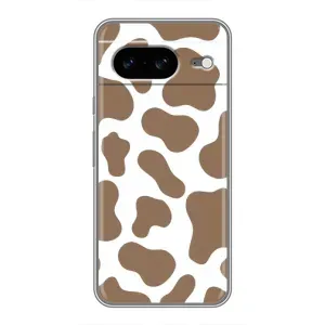 Чохол з принтом корови на Google Pixel 8 Ґуґл Піксель 8 (Коричнева Бурьонка)