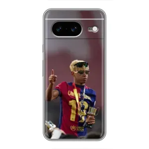 Чехол с футболистом Ламин Ямаль Google Pixel 8