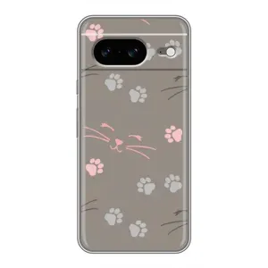 Чохол з малюнком кіт на Google Pixel 8 (Лапи і вуса)