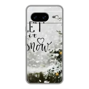 Новорічні, Святкові Чохли для Google Pixel 8 - 2024 год (Let it snow)